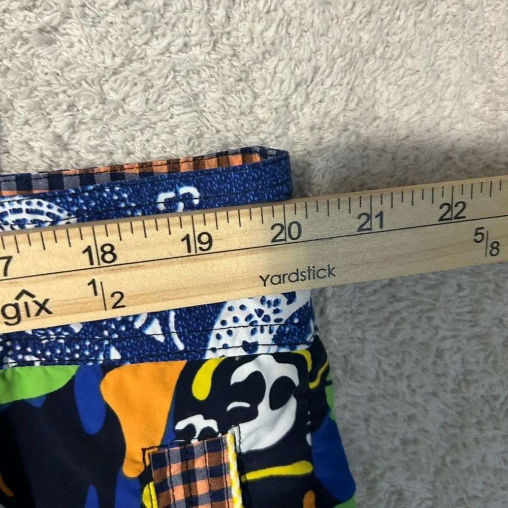 Robert Graham Swim Trunks Men's 40x9 Abstract/skull  Board Shorts Beach Vacation